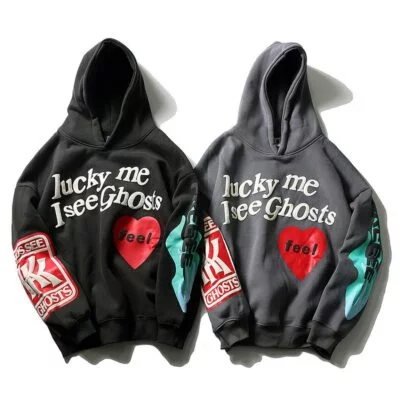 Stylishly Haunted Unveiling the Lucky Me I See Ghosts Hoodie